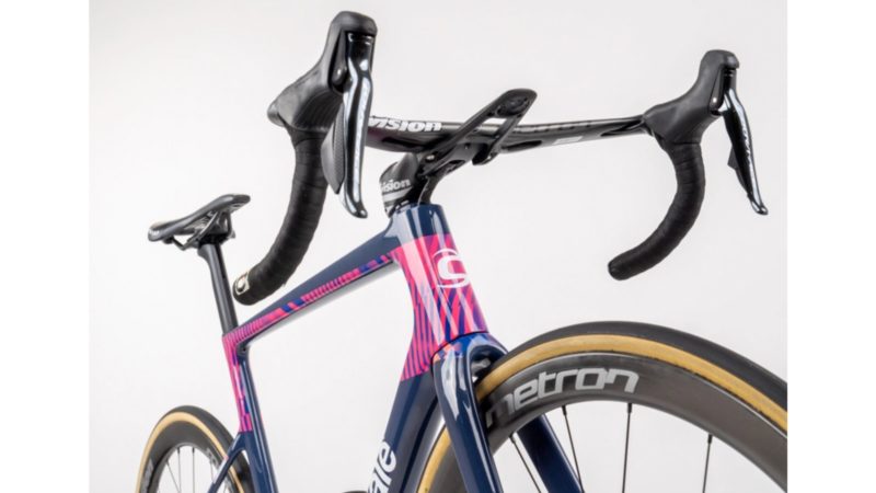 A 2020 EF Pro Cycling Cannondale Super Six, sold on Bike-room.com. 