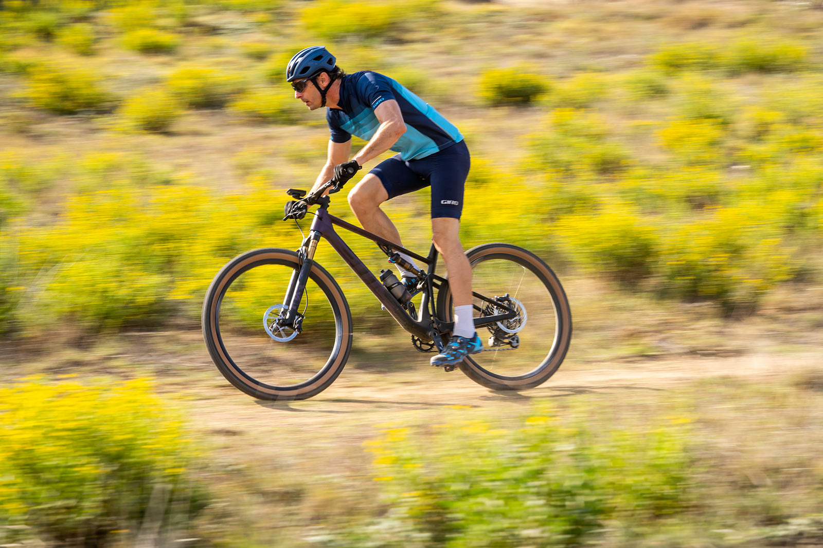 2023 BMC fourstroke LT downcountry mountain bike review riding action