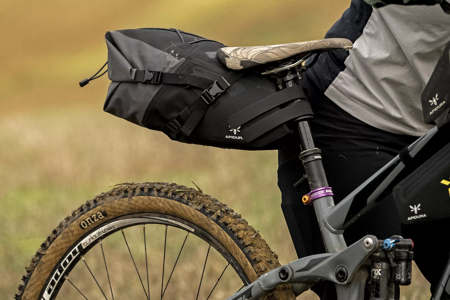 Apidura Backcountry Saddle Pack 10L new eco-friendly fabric waterproof bikepacking bag