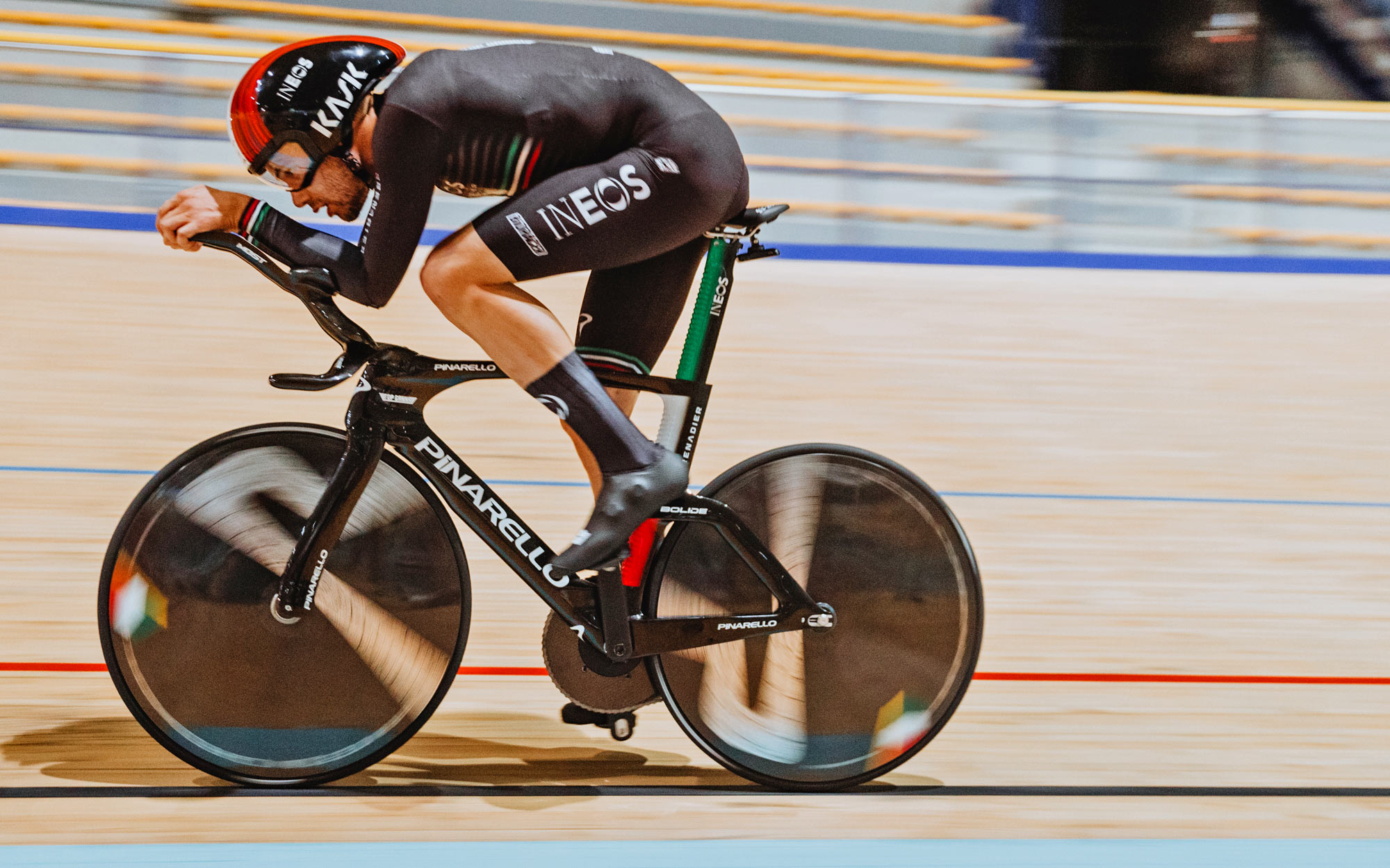 Kask Bambino Pro Evo aero TT helmet ridden to Hour Record - Bikerumor