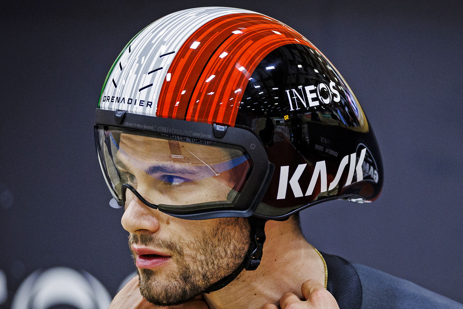 Kask Evo aero TT helmet ridden to Hour Record -