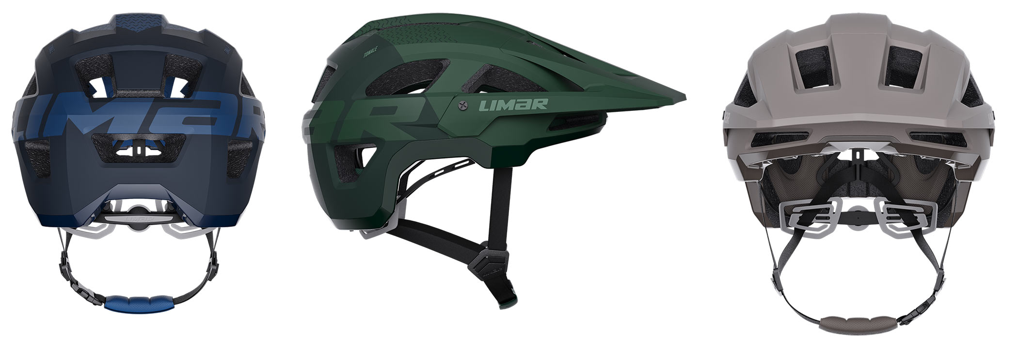 Limar Tonale affordable all-mountain bike helmet, blue green & gray