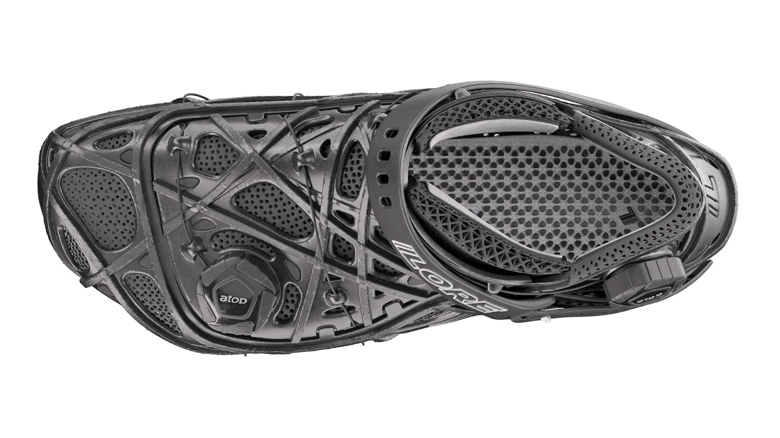 LoreOne 3D-printed custom carbon road shoes, new Atop Boa-like dials