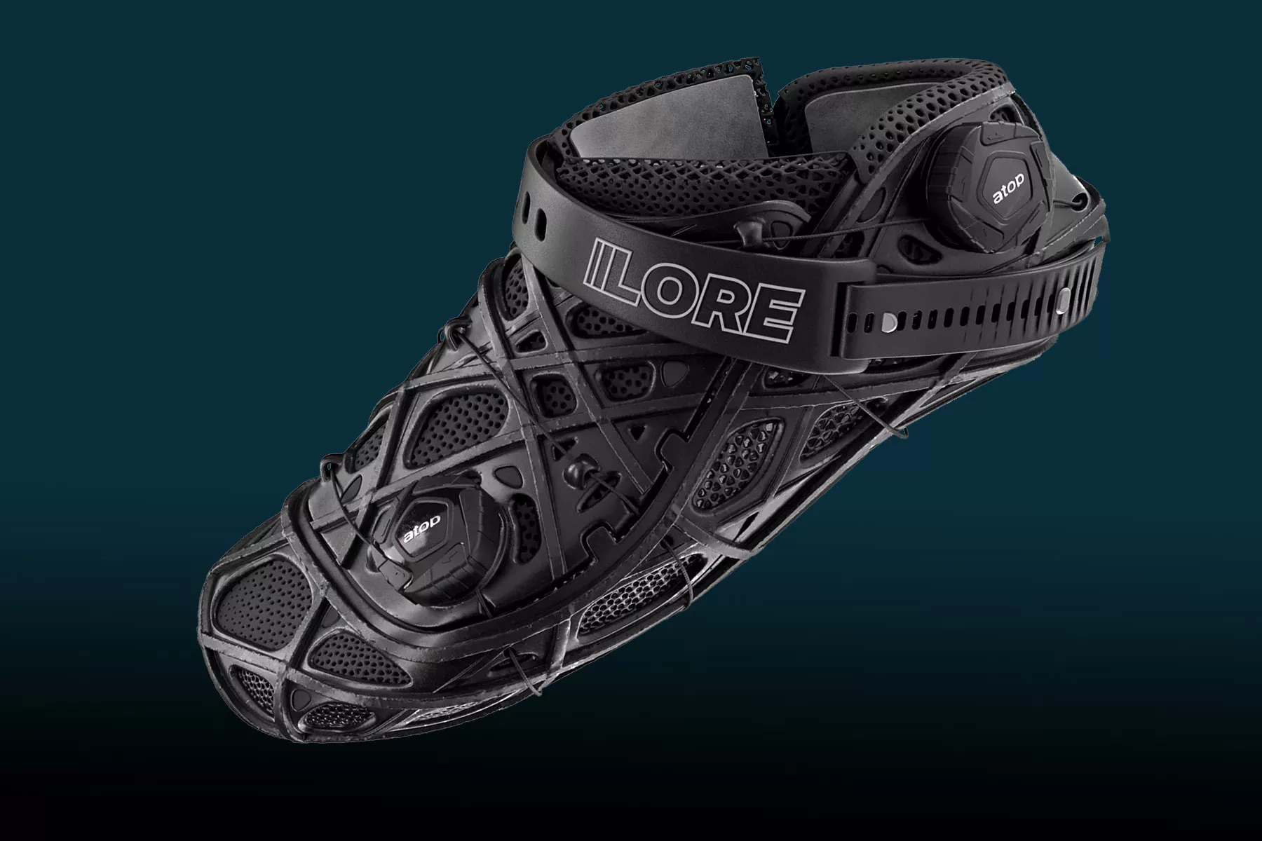 LoreOne 3D-printed custom carbon road shoes, teaser