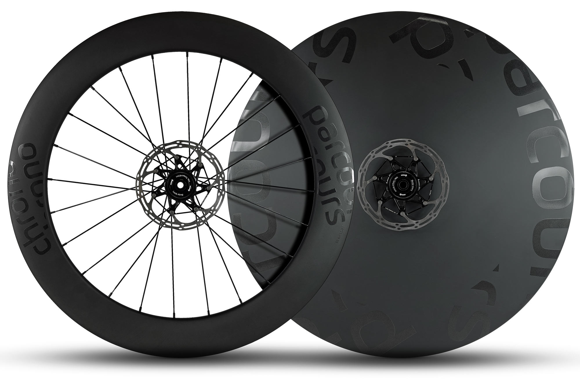 parcours chrono max and disc wide aero wheels