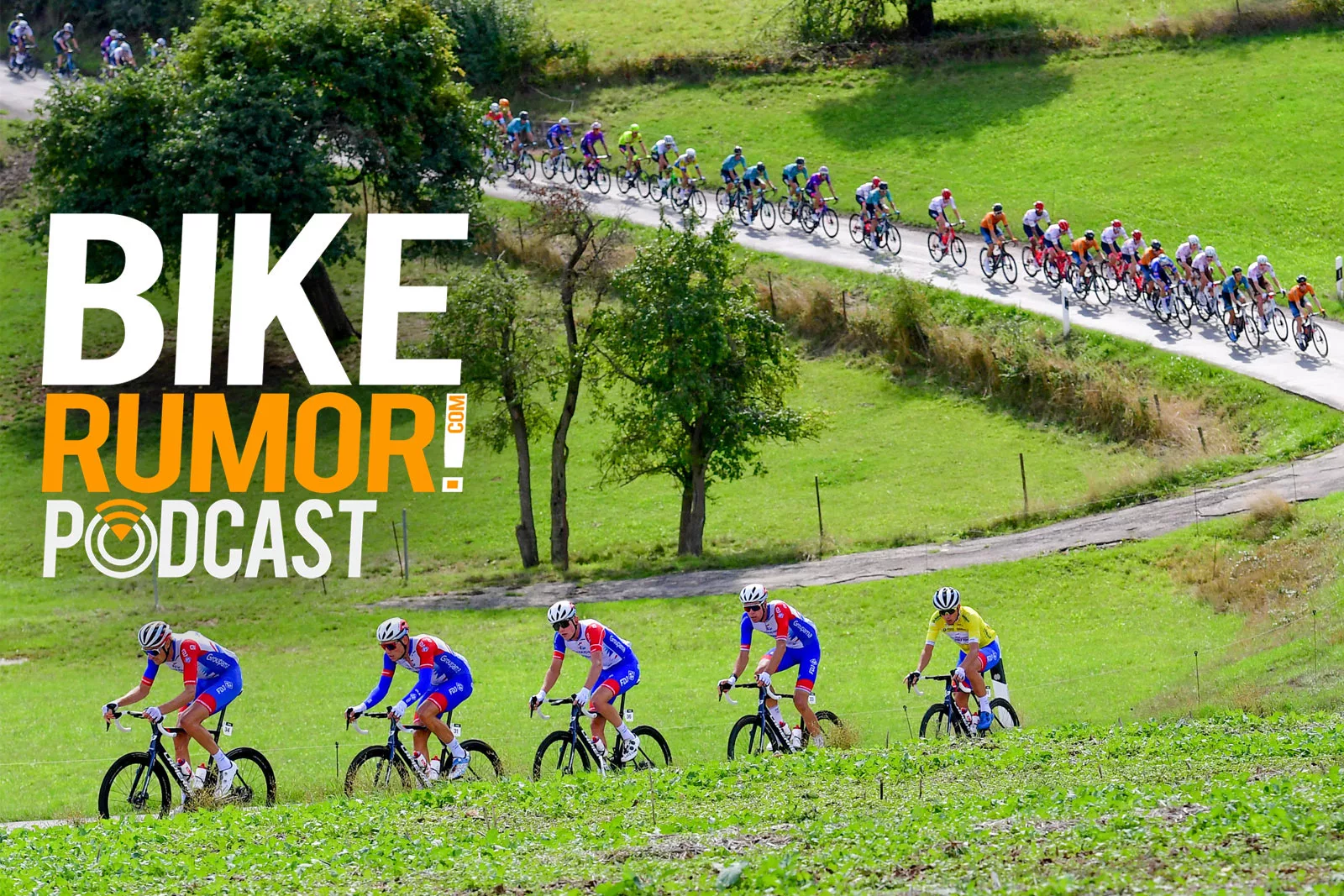 podcast cover for interview with andy schleck and adam kramer about the tour de luxembourg environmental impact study
