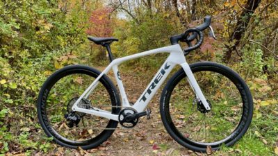 Trek Domane+ SLR is an e-bike with all the ride sensations of a traditional road bicycle