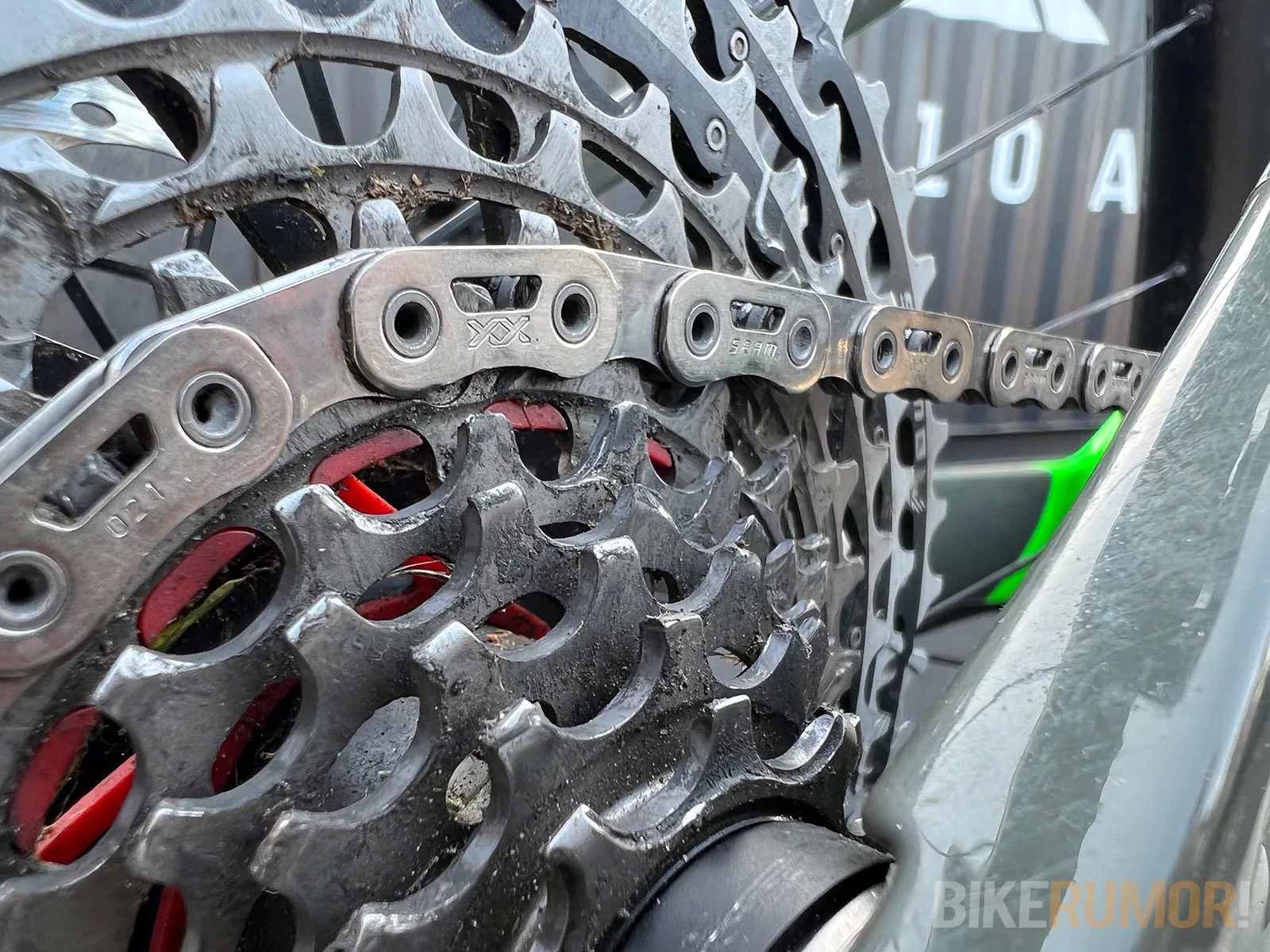 closeup look at prototype sram eagle sl cassette