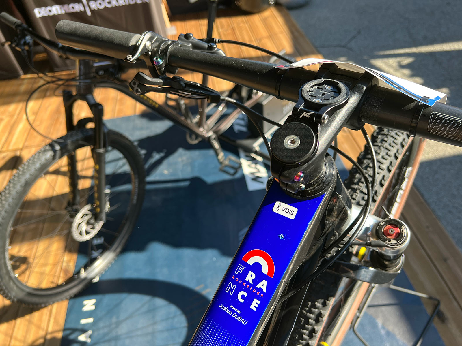 rockrider race 900S carbon XC full-suspension mountain bike raced at world cup by joshua dubau