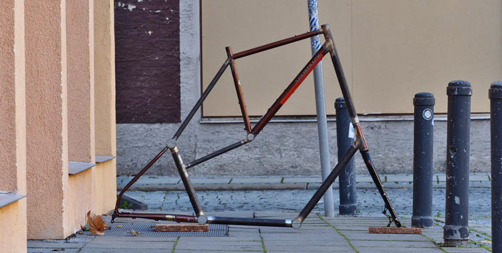 Bombtrack Beyond²: Harald's House Blend Dropbar-Bikes.de custom gravel adventure tall bike, franken-frameset