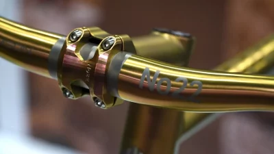 No.22 Bicycles Unveils Custom 3D Printed Titanium Stem w/ Matching Ti Spacers & Headset!