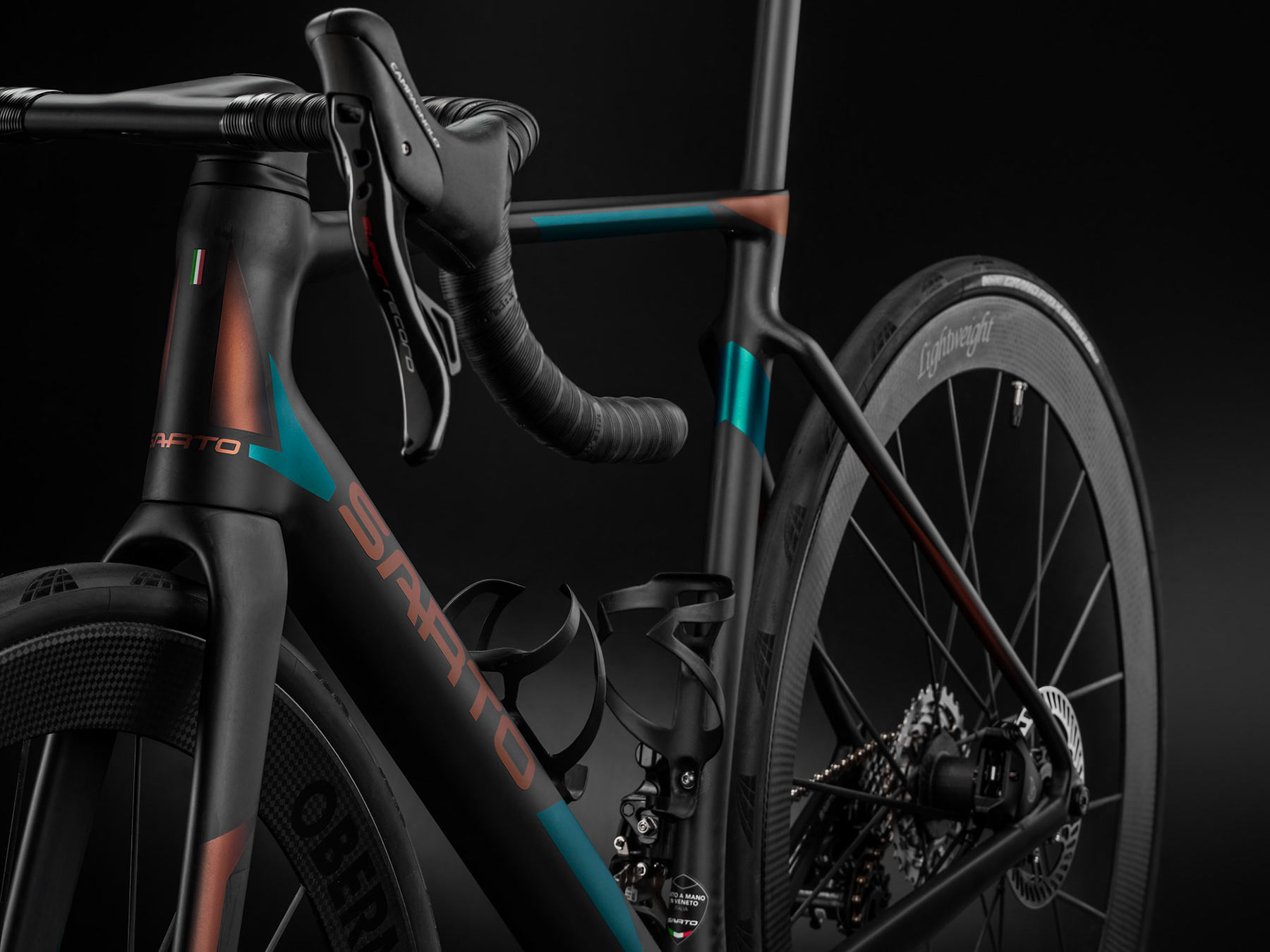 Sarto Raso fully custom carbon aero road bike, NDS detail