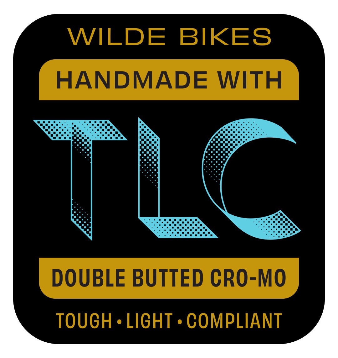 Wilde Bikes Supertramp cro-mo badging