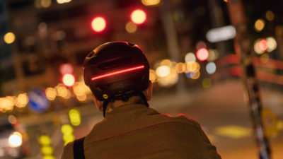 SCOTT La Mokka Commuter Helmet Features Automatic Brake Light