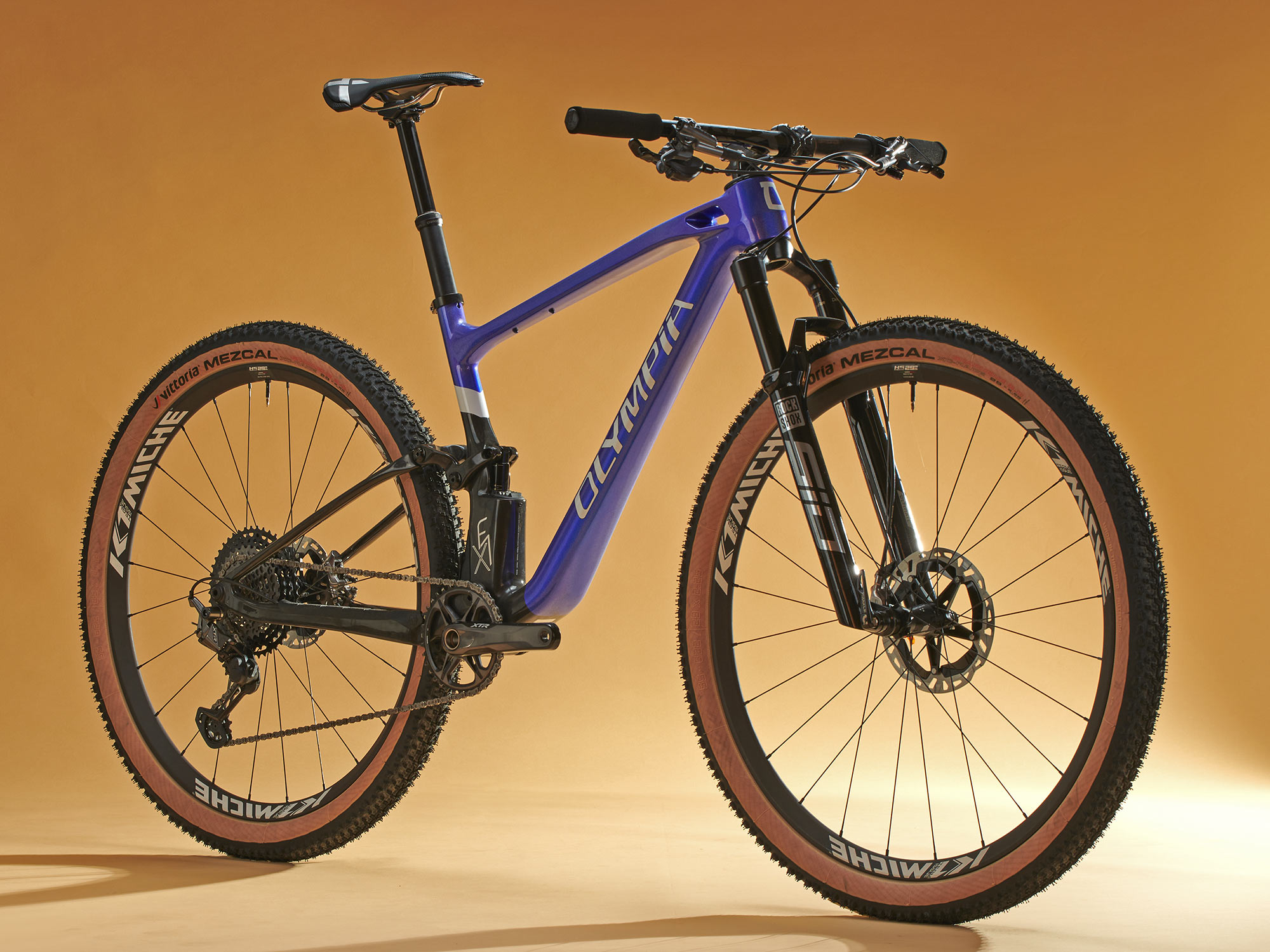 2023 Olympia F1-X semi-integrated hidden shock 100mm XC mountain bike, ang;ed