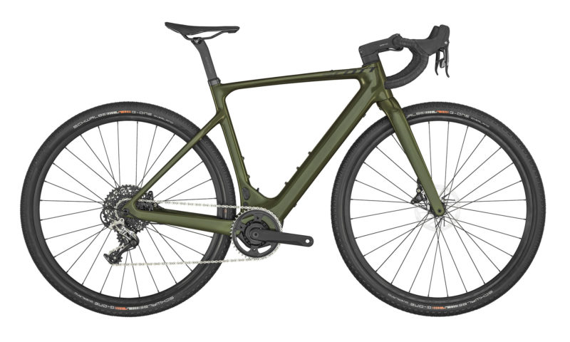 2023 Scott Solace Gravel eRide lightweight carbon ebike, powered by TQ HPR50 motor, 30