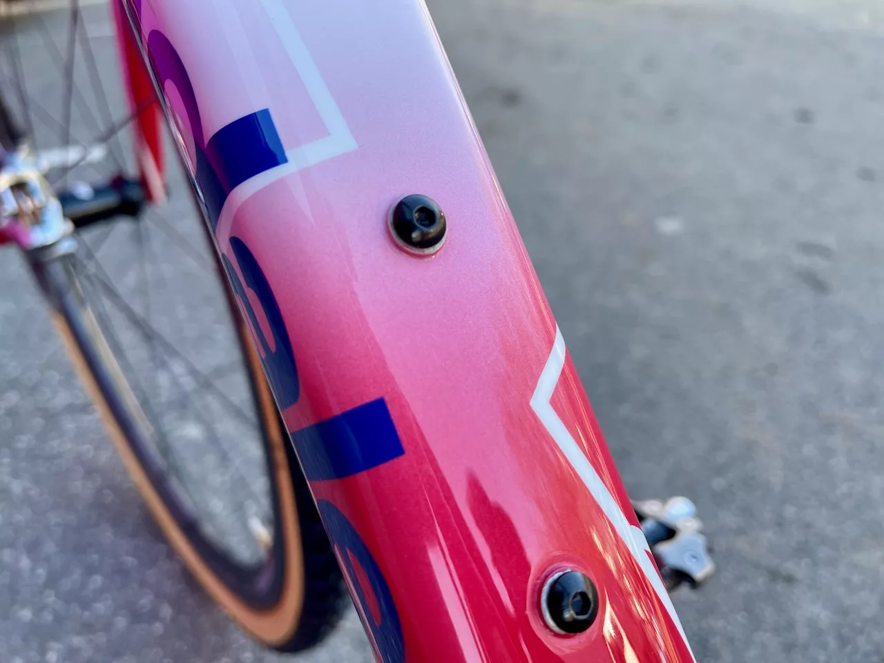 Clara Honsinger Pro Bike Check paint detail