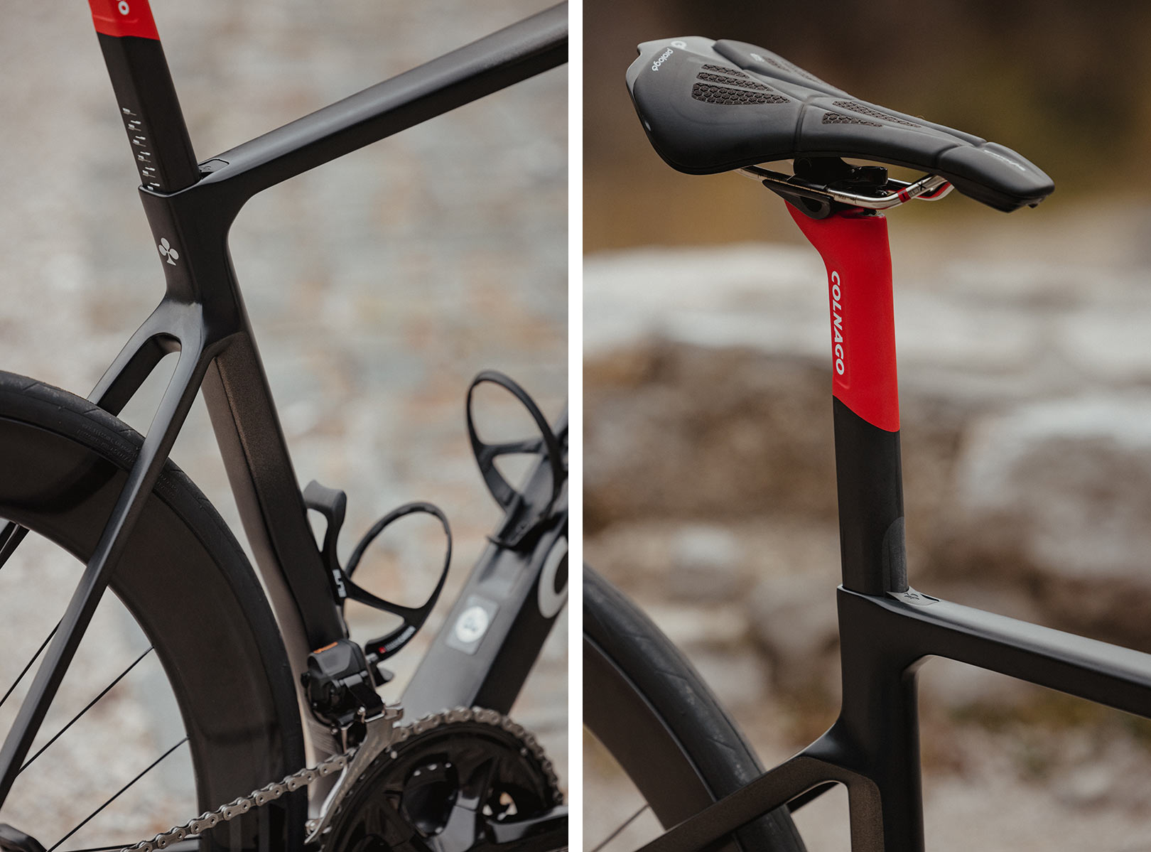 frame details for Colnago V4Rs road bike