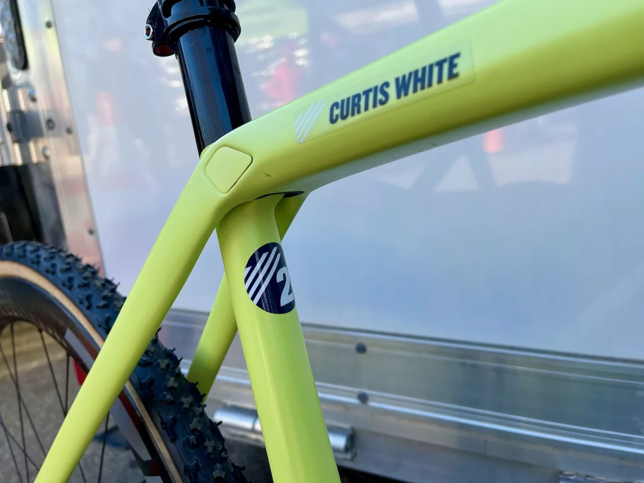 Curtis White Trek Pro Bike Check logo