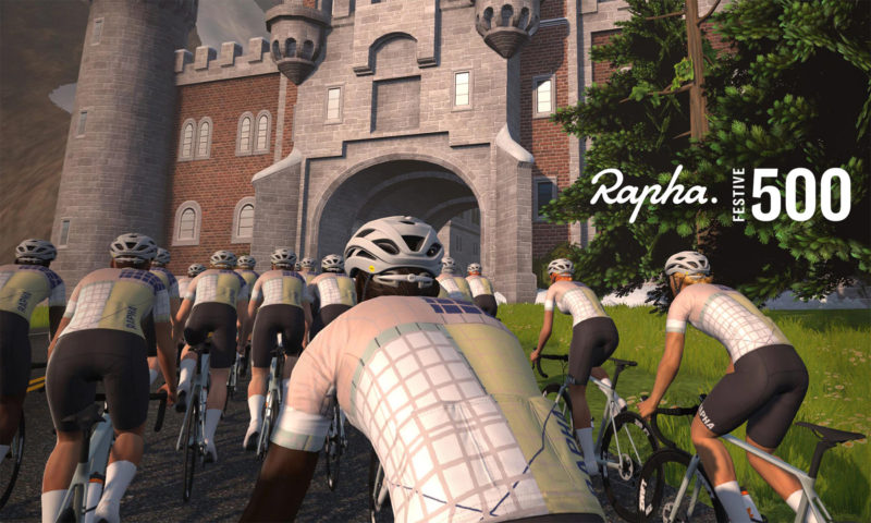 Rapha Festive 500, virtual group rides on Zwift