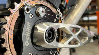5DEV Titanium 104 BCD Chainrings Bring Made-in-USA Bike Bling