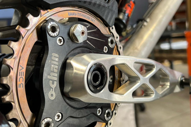 5DEV Titanium 104 BCD Chainrings Bring Made in USA Bike Bling Bikerumor