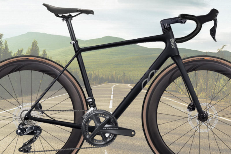 8bar Kronprinz Carbon affordable integrated road bike, complete bike detail