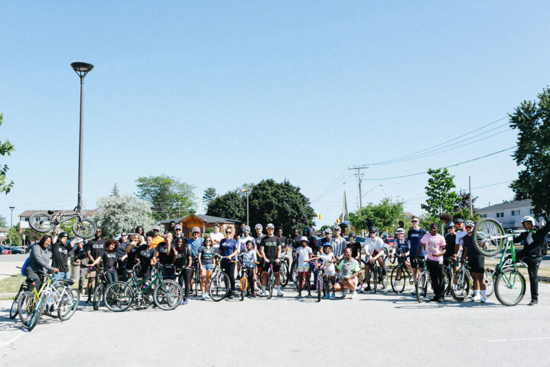 UNC and GLE cycling advocates in Ontario helping kids get bikes