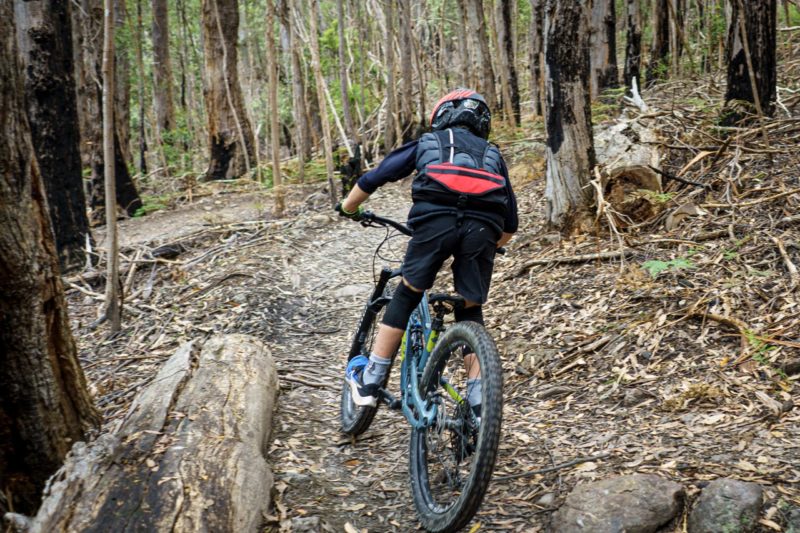 Henty Enduro Junior red bigger kid shred