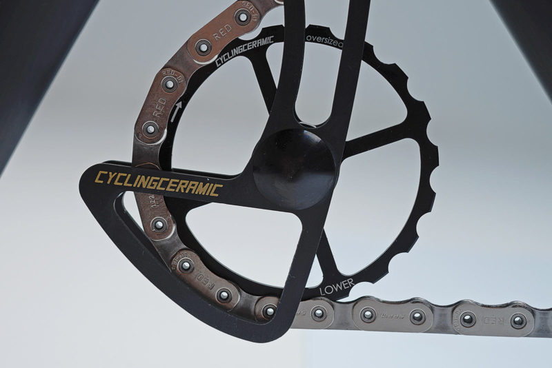Rocket Granite X Cycling Ceramic custom titanium road bike, ceramic bearings