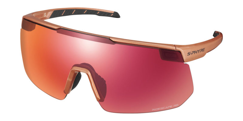 Shimano S-Phyre 2.0 Ridescape sunglasses, mettalic orange