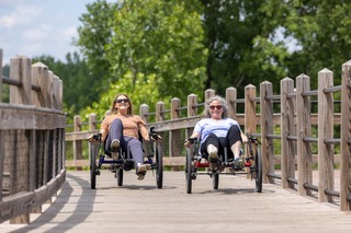 TerraTrike two people on bridge