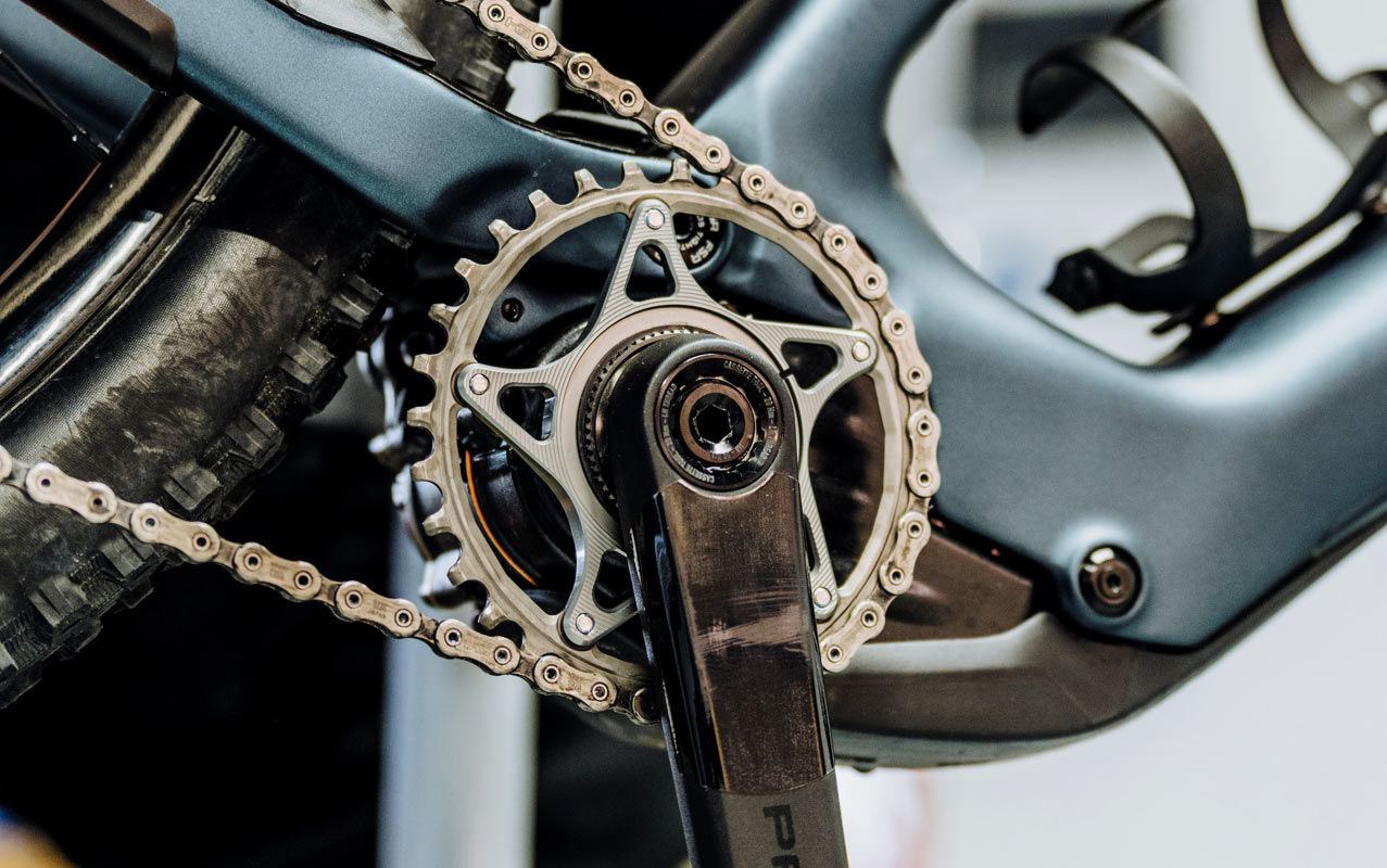 absoluteBLACK Super Steel eMTB chainrings go harder…at a price