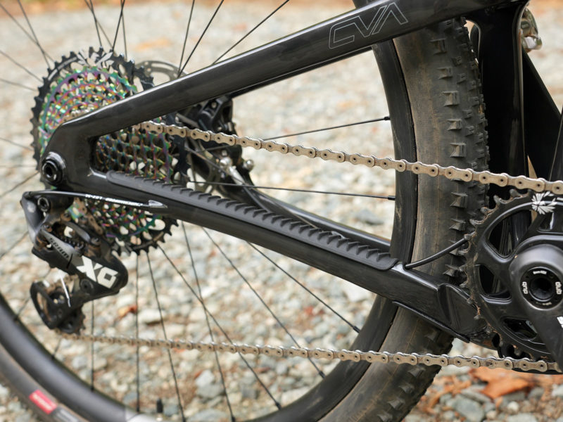 closeup details for 2023 niner rkt rdo xc mountain bike