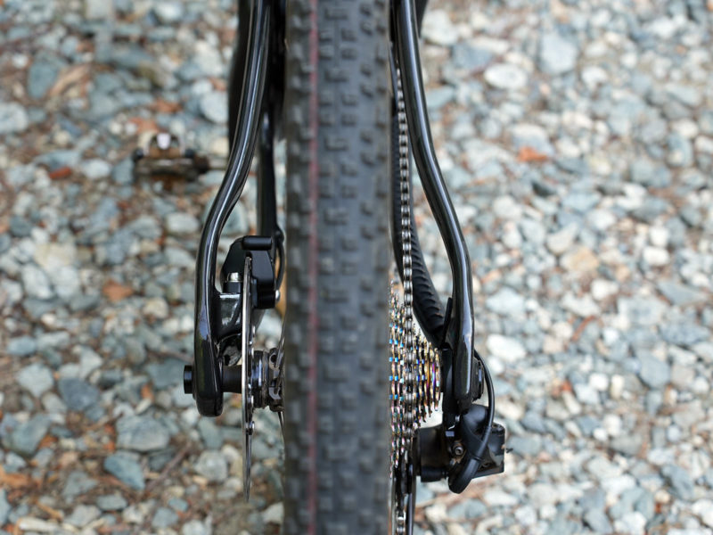 closeup details for 2023 niner rkt rdo xc mountain bike