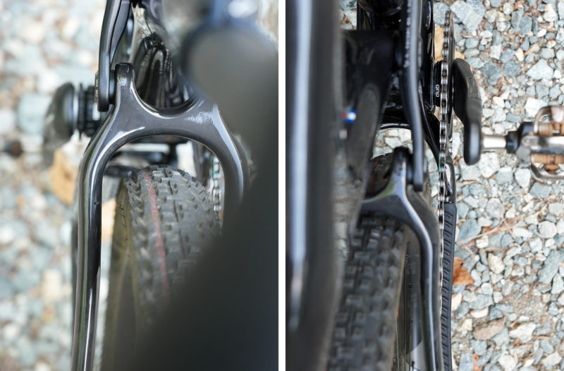 closeup details for 2023 niner rkt rdo xc mountain bike