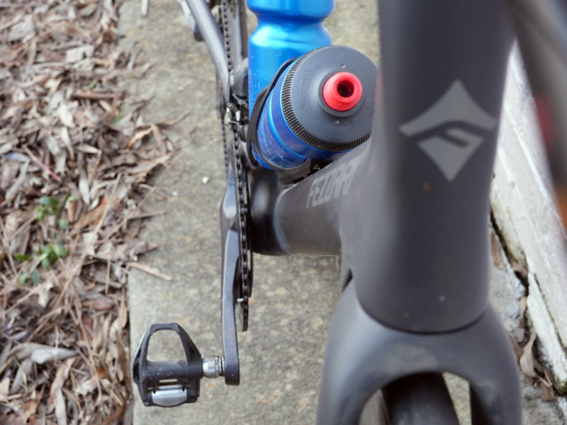 fezzari veyo sl aero road bike review - closeup frame details