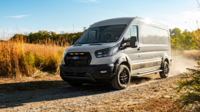 VanDOit MOOV camper van builds on the new AWD Ford Transit Trail