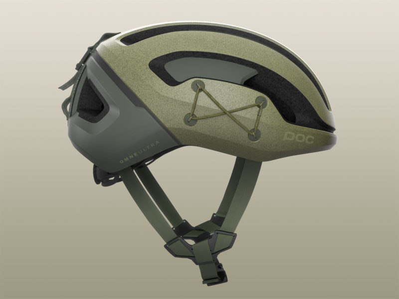 POC Omne Ultra MIPS bikepacking gravel bike helmet with strap-on adventure cargo mounts