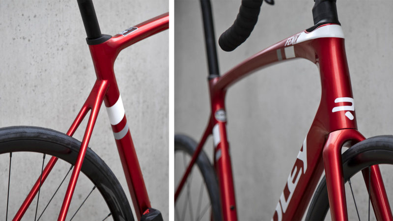 2023 Ridley Fenix ​​Disc affordable carbon endurance road bike, frame details