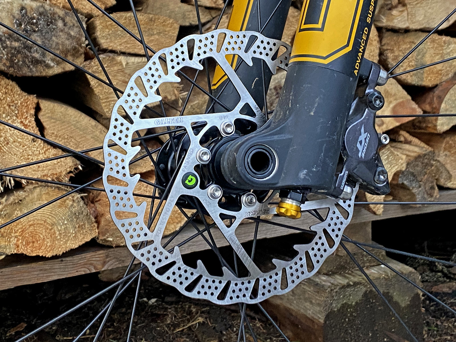 Galfer Shark XC 160mm lightweight mountain bike disc brake rotors