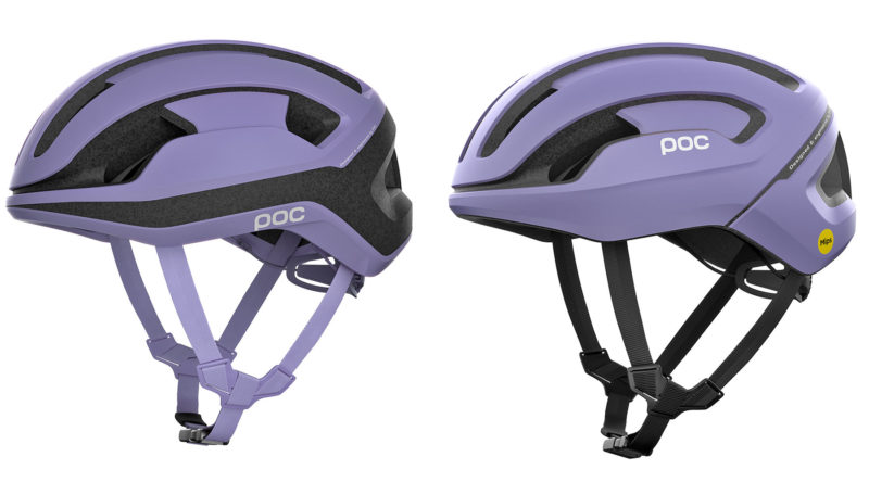 POC Omne Lite lightweight road & gravel bike helmet, Lite vs. Air side