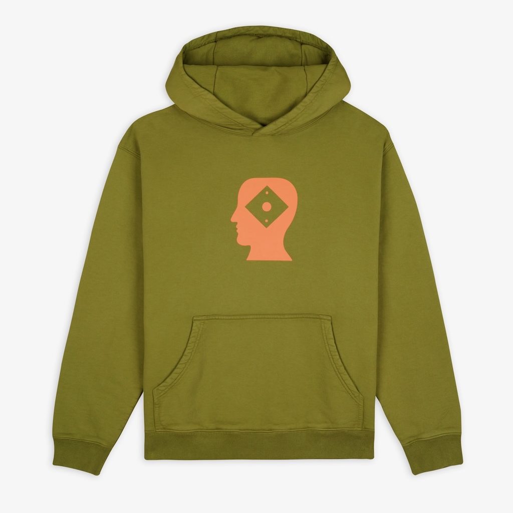 Rapha X Brain Dead Collection Back hoodie