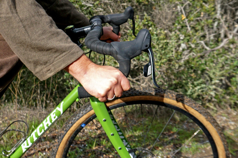 Ritchey neoprene WCS Gravel Grips, riding in the grips with no gloves