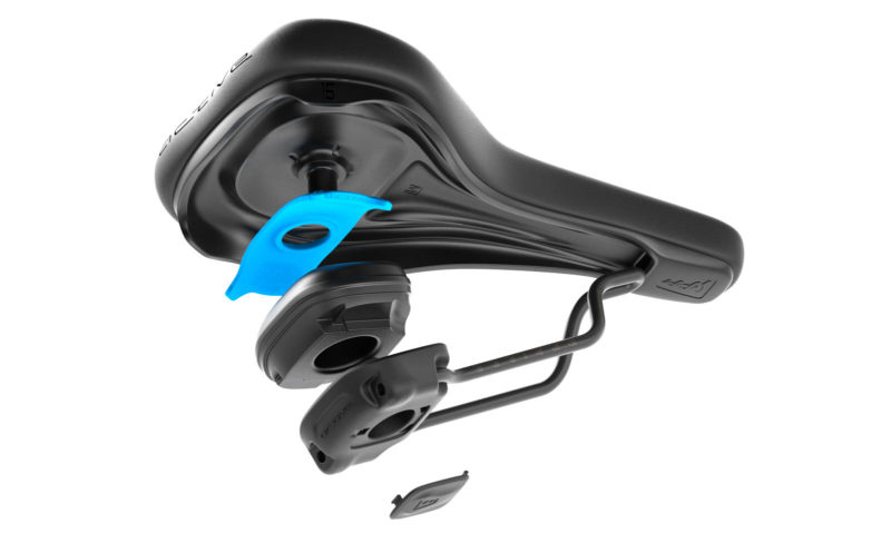 SQlab Comfort Active 2.1 flexing ergonomic saddles, exploded view