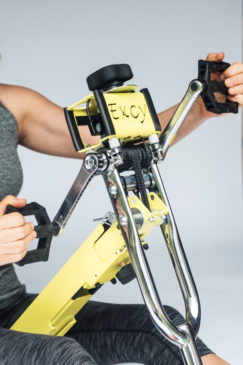 excy recumbent stationary bike hand cyclist indoor training tool injury rehab equipment