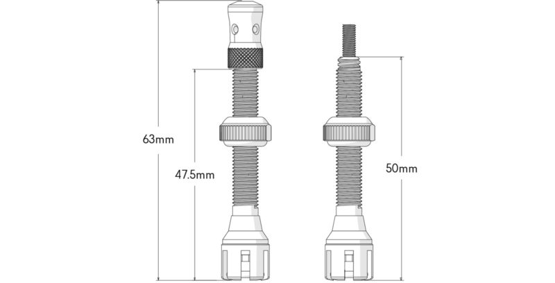 funn fastair tubeless valve dimensions
