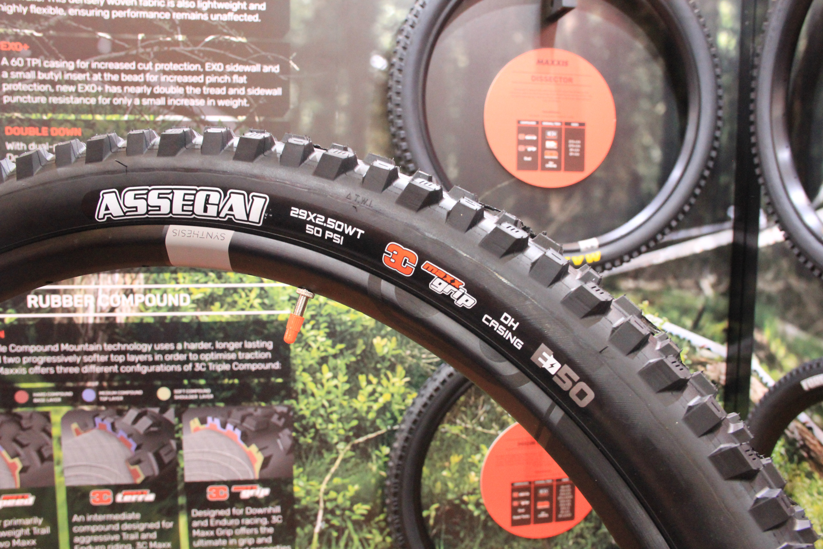 Maxxis E50 Mountain Bike Tires are Certified for eBikes at Speeds up to 50 KPH