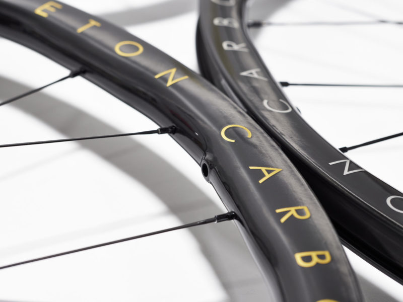 closeup wavy rim profiles for princeton carbon alta 3532 shallow aero road bike wheels