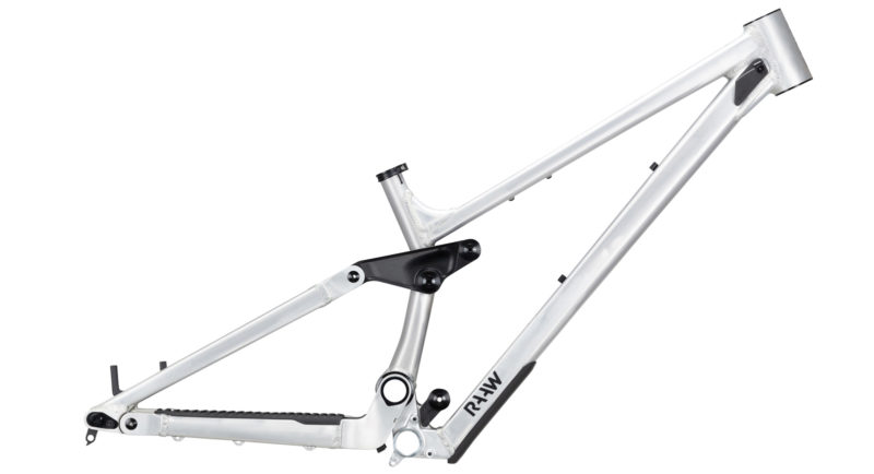 raaw yalla! dh bike xl frame without shock